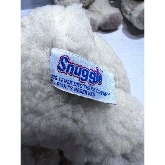 Russ Snuggle 1986 bears stuffed plush lot of three - Picture 2 of 7